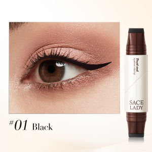SACE LADY Dual-end Eyeliner Stamp Long Lasting Waterproof Easy To Wear Eye Makeup