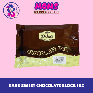 Dukes DARK SWEET CHOCOLATE BLOCK 1KG  (FOR BAKING AND READY TO EAT)