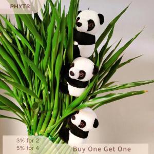 PHYTR HOT Kawaii Panda Plush Doll Toy Soft Animal Panda Clip Hugging Curtain Clip Doll Toy