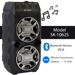 SPEAKER BLUETOOTH FLECO SK-1062S / SK 1062 S - 3 INCH GRATIS MIC KABEL KARAOKE - BATERAI TANAM AWET TAHAN LAMA - SPEAKER KARAOKE FULL BASS - SPEAKER 3 INCH BLUETOOTH FM / AUX / USB / SD / MP3 Player MURAH FREE MIC KABEL ~ TOKO SINAR AUDIO