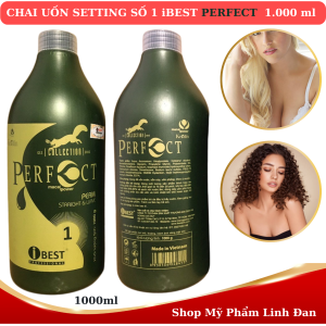 CẶP UỐN TÓC SETTING iBEST PERFECT 1000 ml X 2 - CAO CẮP
