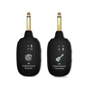 UHF Wireless Audio Transmitter and Receiver for Electric Guitar with Superior Signal Stability