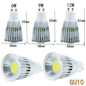 High Power COB LED Spotlight Dimmable DC 24V 6W 9W 12W Low Voltage Bulb E27 E14 E12 GU10 MR16 GU53 Aluminum Body High CRI Lamp For Commercial And Home Decoration