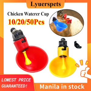 10/20/50Pcs Chicken Waterer Cups Drinker Automatic Poultry Drinking Bowl Accessories