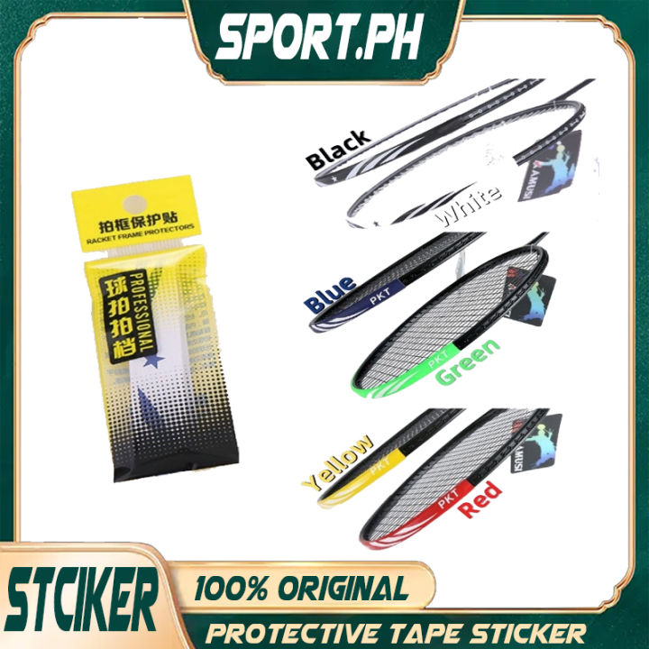 Badminton racket head frame protective tape sticker to prevent paint detachment and wear