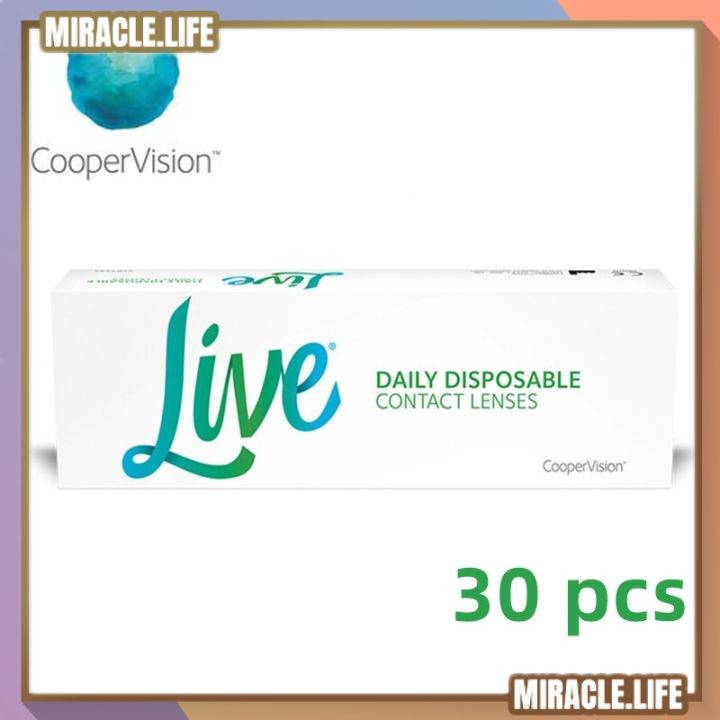 Cooper Vision Live 1 day daily disposable contact lens (30pcs) Lazada