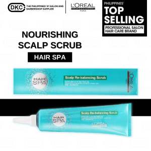 LOreal Professionnel Hair Spa Deep Purifying and Exfoliating Ice Scalp Scrub Anti-dandruff treatment Hairspa 150ml- DKC