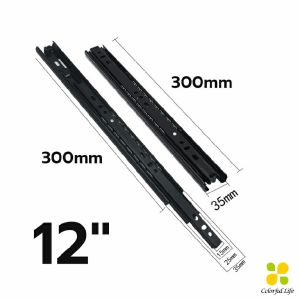 CLM รางลิ้นชัก 1คู่ รางลิ้นชักลูกปืน ขนาด 12/14นิ้ว รางลิ้นชัก รางลูกปืน รางเลื่อนลิ้นชัก drawer slide