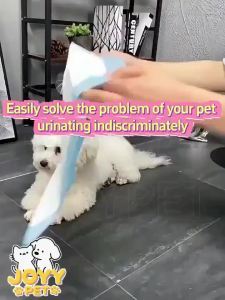 PETWELL 100PCS Pet Training Pee Pads Absorbent Deodorization Dog Cat Wee Pee Poop Disposable Diapers