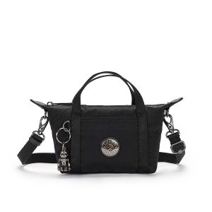 KIPLING- Co branded ART C0MPACT Mini Crossbody black Bag(Free monkey pendant)