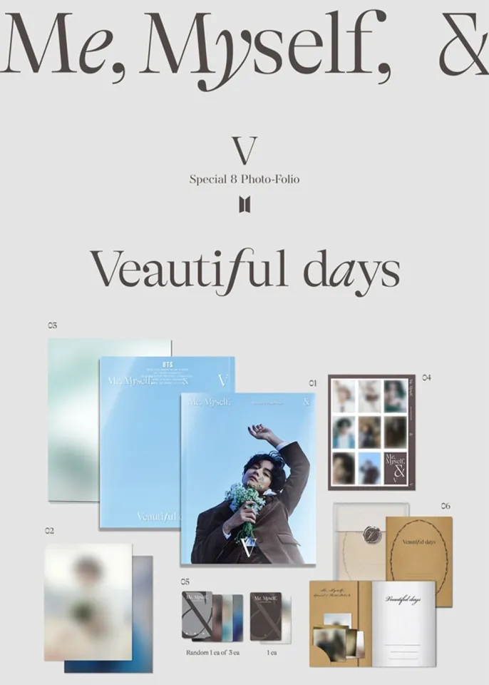 PREORDER] BTS V - Photo-Folio 'Veautiful Days' (KIM TAEHYUNG) 防弹 