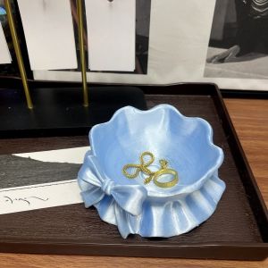 THANKSKY Thanh lịch Khay đựng trang sức in 3D Ngọt ngào Trang trí Giá đỡ nhẫn hình nơ ruy băng Thời trang Sáng tạo Đĩa đựng trang sức Đồ trang trí nhà cửa