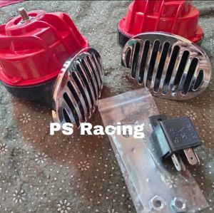 PROMO Klakson Keong Waterproof Anti Air Double 2 Kepala klakson Mobil 12 Volt Suara Keras Mobil Dan Motor FREE RELAY