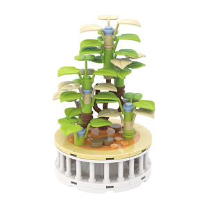 【COD&Local】Mini Flower Building Blocks Home Desktop Succulent Potted Ornaments Diy Small Particles Puzzle Assembled Childrens Toy Gift