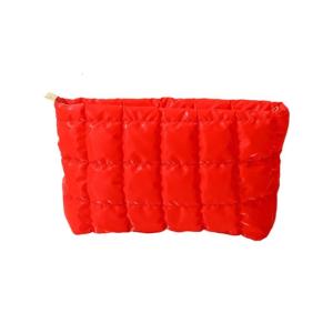 Fashion Diamonds Texture Cosmetic Case Functional Storage Pouches For Women Simple Style Assorted Color Option