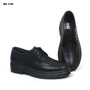 Giày Chunky Derby thời trang MĐ G1106 da lì chống nhăn đế cao
