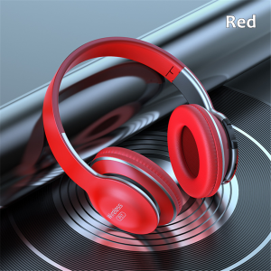 P17 Wireless Bluetooth Headset Subwoofer HIFI Stereo Foldable Wireless Head-Mounted Game Headphones With Microphone Noise Reducti Support TF Card