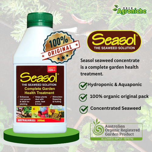 500ml Seasol Organic Seaweed Fertilizer for Hydroponic, Aquaponic and ...