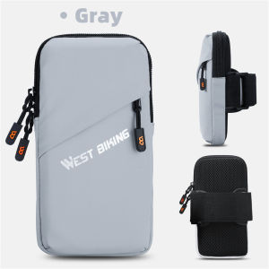WEST BIKING Running Arm Bag Outdoor Sport Wrist Bag Arm Phone Bag Waterproof Reflective Cellphone Holder Cycling Cellphone Pack Running Cycling Phone Pouch