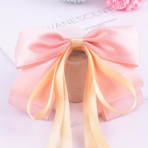 JP PITA HANNA Jepitan Pita Panjang Korea Big Bow Korean Style Jepit Rambut Pita Satin Pita pesta birthday bridesmaid hairpin hairpiece