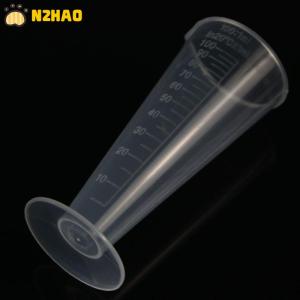 【N2HAO】 100ML Plastic Measuring Cup Transparent Scale Measuring Cup Pour Spout Without Handle Liquid Container For Kitchen Bar Supplies