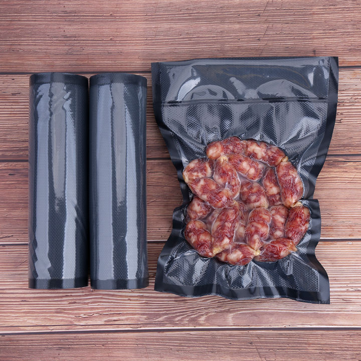 Vacuum Sealer Bags Black and Clear Food Storage Rolls 5meters, Heat Seal  Bags, Vacuum Bags for Home Kitchen Storage, Food Commercial Grade,  BPA - Main Image