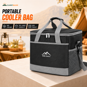 Thermal Waterproof Insulated Lunch Meal Bag Picnic Storage Box With Handle Sling Strap Handbag