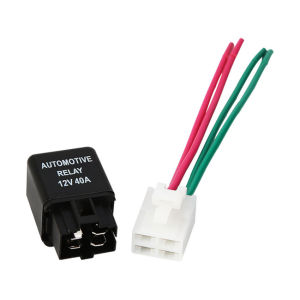 [with plug] Car Air Conditioning Relay 12v Replacement Heavy Duty Switch Fan Relay Fan Relay 12v[High Current Resistance 40A]