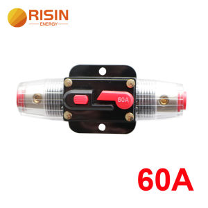 Risin 12V 24V 20A 30A 40A 50A 60A 80A 100A 150A ô tô xe đạp âm thanh stereo năng lượng mặt trời ngắt mạch thiết lập lại cầu chì biến tần nhà năng lượng mặt trời sử dụng