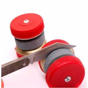 Batu Pengasah Pisau Asah Gunting Pisau Model Roda Putar Bulat Asahan