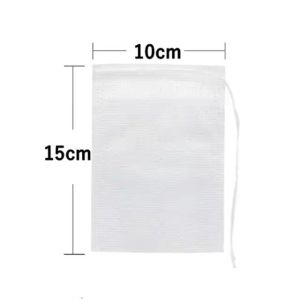 100PCS Disposable Tea Filter Bags Non-woven Fabric Tea Bag with Drawstring Kitchen Filter Paper for Coffee Herb Loose Tea