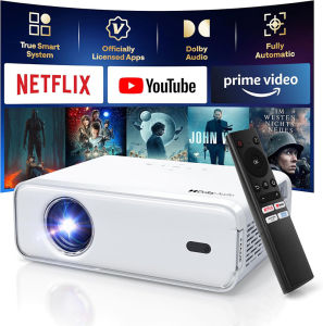EXPOSE Smart Projector 4K Ultra HD Projector mini Portable Projector WIFI and Bluetooth Auto Focus Home Cinema Projector