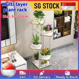 Pot Stand Flower Plant Rack Outdoor Multilayer Pots Stand Planters Indoor Display Home Decoration
