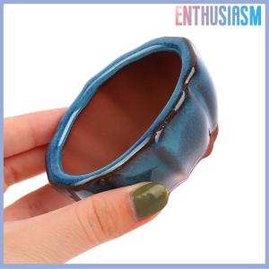 【Enthusiasm】🌟🌟【Hot Sale】🎈 กระถางปลูกต้นไม้บอนไซสำหรับตกแต่งบ้านงานประดิษฐ์ทำจากเซรามิกสไตล์จีน