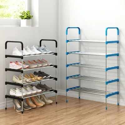 Tên sản phẩm Kệ Giày Dép Inox 5 Tầng và Giá/ Kệ Giày Dép Inox Có Vách Ngăn Chắn Bụi 5 Tầng