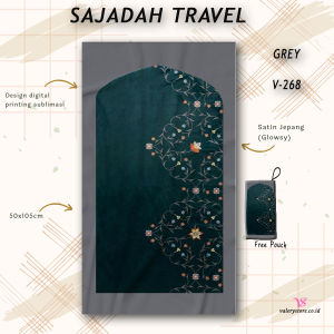 SAJADAH TRAVEL DEWASA BESAR SOUVENIR TAHLILAN-HAJI/UMROH-AQIQAH-PERNIKAHAN-PESTA FREE POUCH V266-V270