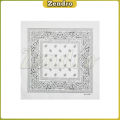 ZEO scarf Handkerchief cashew flower hip-hop Stlye 55x55cm Black Red Headband Printed For Women Men Boys Girls. 