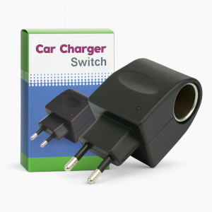 Car Charger Switch Adaptor Colokan DC Socket Lighter Mobil ke Listrik 12V 500mA Adapter Converter DC