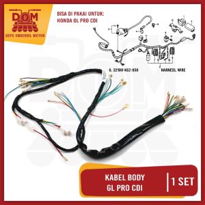 Kabel Body GL PRO CDI (TOKAIDO) Harness Wire Cable CabelTali Body Utama Komplit Honda GL Max