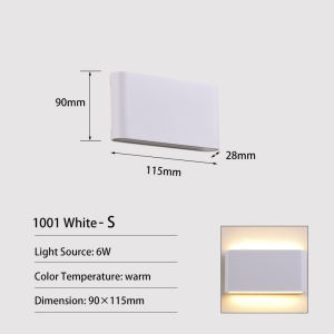 LED Wall Light Outdoor Wall Lamp Waterproof Modern Lighting Exterior Home Decoration