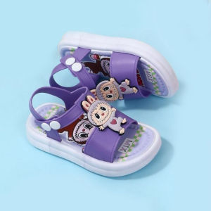 Sandal Sepatu Anak dan Balita Perempuan Karakter Labubu dengan Tali Belakang