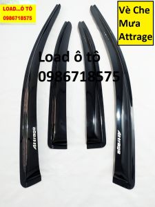 Vè Che Mưa Xe Mitsubishi Attrage 2023-2016 Đen Thái Dày Hàng Loại 1