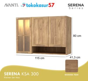 Kitchen Set - Lemari dapur atas 3 pintu SERENA KSA 300 - Avanti Furniture