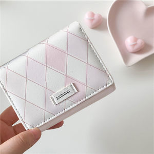 ZEFAN 【COD】เกาหลีรุ่นกระเป๋าสตางค์ Pentagram รูปแบบซิปศูนย์กระเป๋าสตางค์ความจุขนาดใหญ่กระเป๋าใส่บัตรหลาย