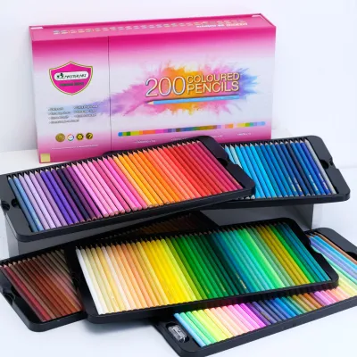 Master Art มาสเตอร์อาร์ต สีไม้ 200สี Premium Grade ชนิดแท่งยาว ชุดใหญ่