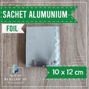 Plastik Kemasan Sachet Full Aluminium Foil 10 x 12 Cm Sachet Alumunium