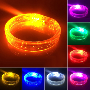 🎉𝐒𝐆 Stock🎉LED Bracelet Concert Lights Childrens day Gifts Party Colorful Lights LED Bubble Ring Light Glow in the dark