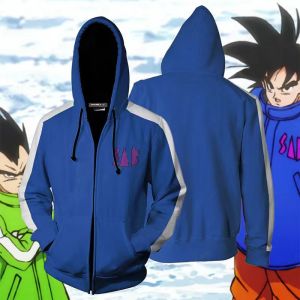 Quảng Đông M♢Áo Khoác Hoodie Có Khóa Kéo In Hình Goku  3D Diy Thời Trang Thường Ngày Dành Cho Nam Nữ3/22