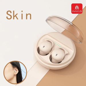 INMAS Q26 ENCPortable Wireless Headsets Bluetooth In-Ear Earphone Noise Reduction Earbud Invisible Sleep Headphones HD Mic