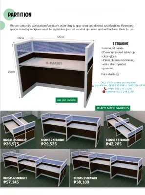 OFFICE PARTITION DESK / DIVIDER / CUBICLE | FACTORY DIRECT PRICE
